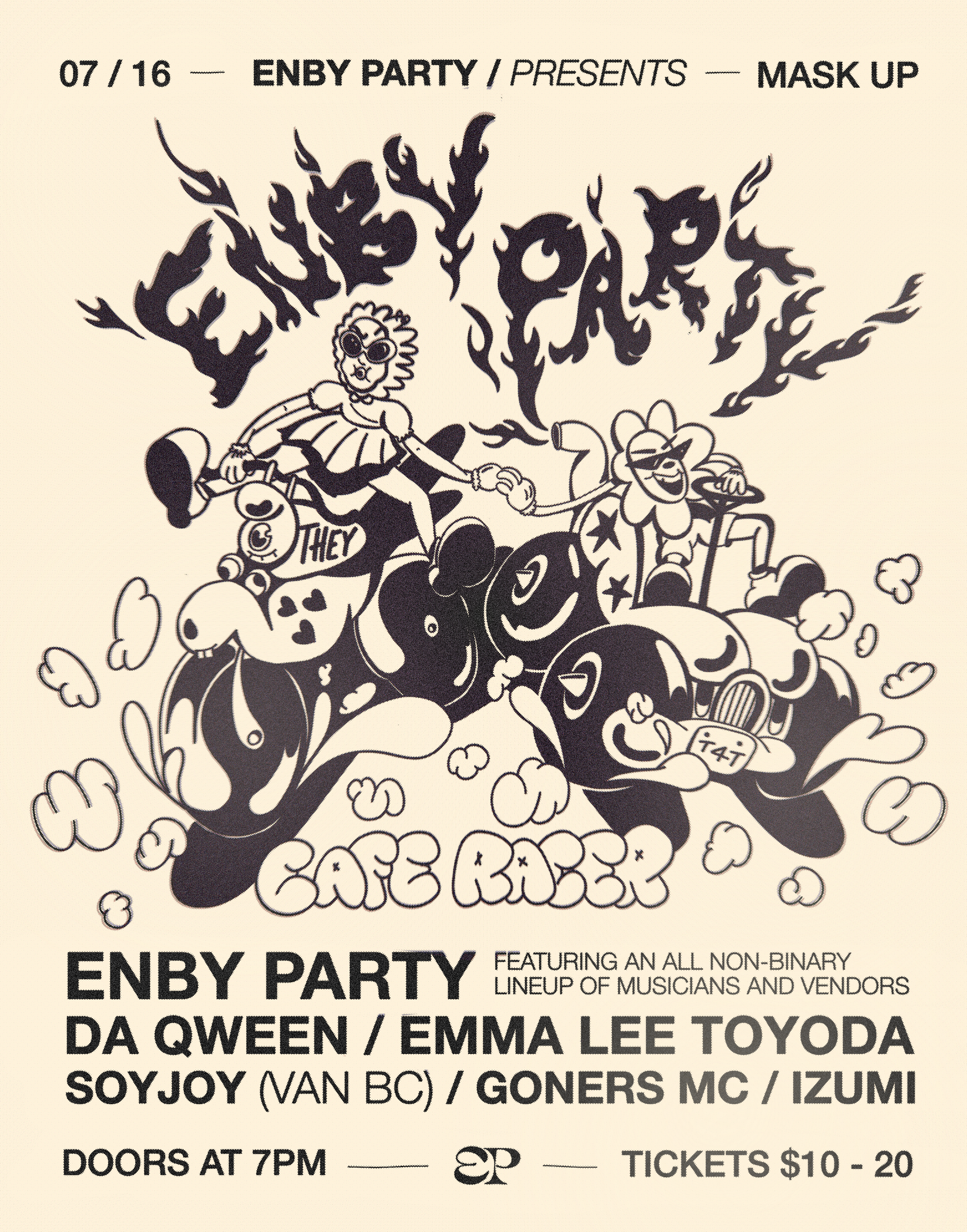 Enby Party 2022 poster